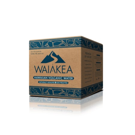 Waiakea Hawaiian Volcanic Water, Naturally Alkaline, 1.5L, PK12 DM-1005